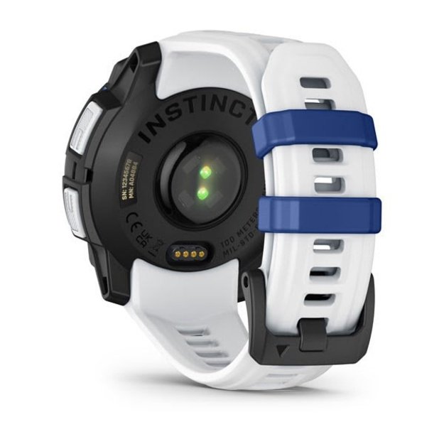 Garmin Instinct 2.29 cm (0.9 ) MIP 45 mm Digital 176 x 176 pixels Touchscreen Black, White GPS (satellite)