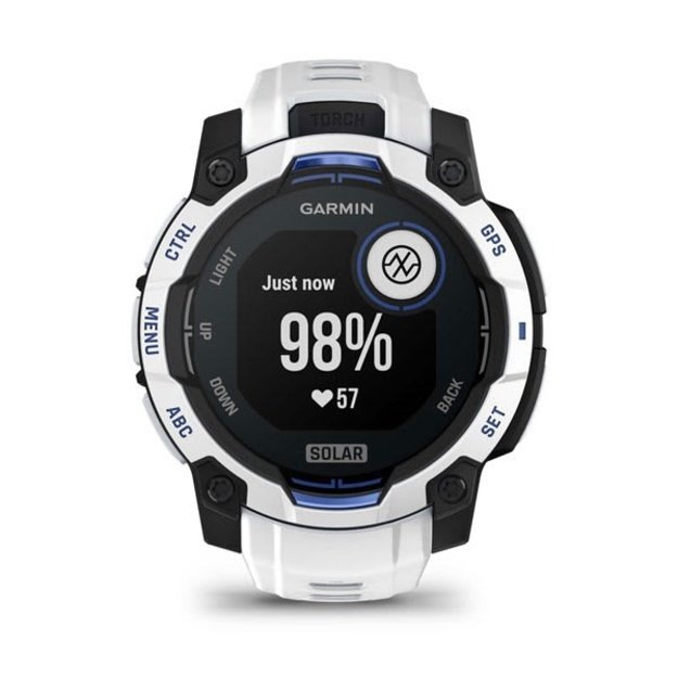 Garmin Instinct 2.29 cm (0.9 ) MIP 45 mm Digital 176 x 176 pixels Touchscreen Black, White GPS (satellite)