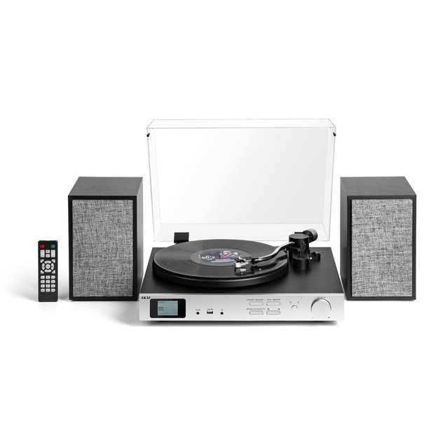 AKAI ATT-500SP Turntable with external speakers