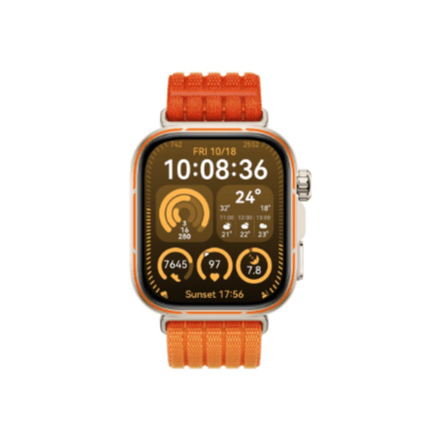 Huawei WATCH Fit 5 Pro 4.88 cm (1.92 ) AMOLED 44.5 mm Digital 480 x 408 pixels Touchscreen Gold GPS (satellite)