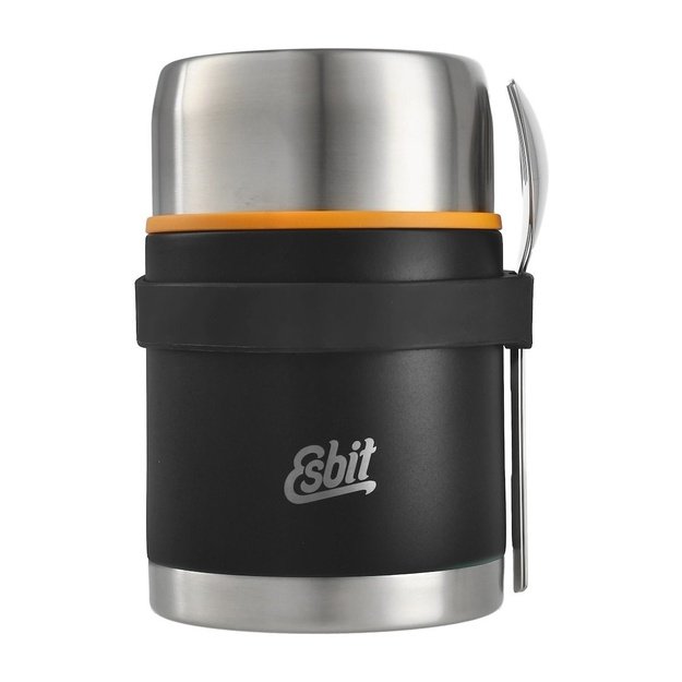 Thermos  Esbit Classic Food Jug with Cutlery Set 0,75L - black