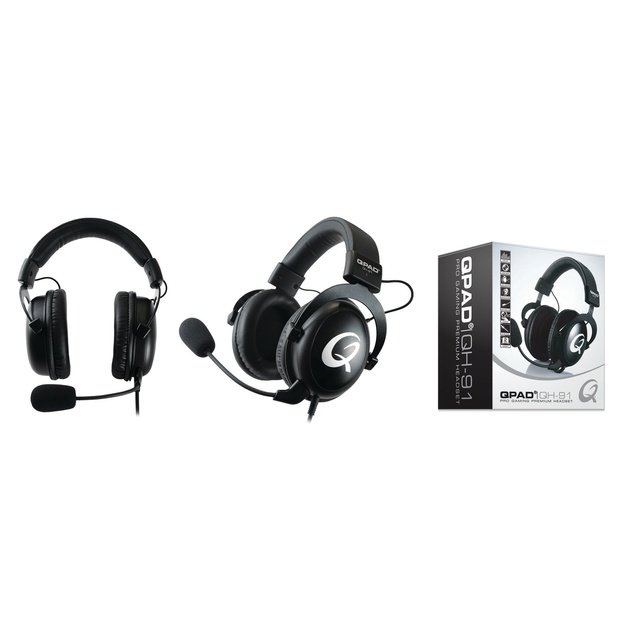 QPAD QH-91 Headset Wired Head-band Gaming Black