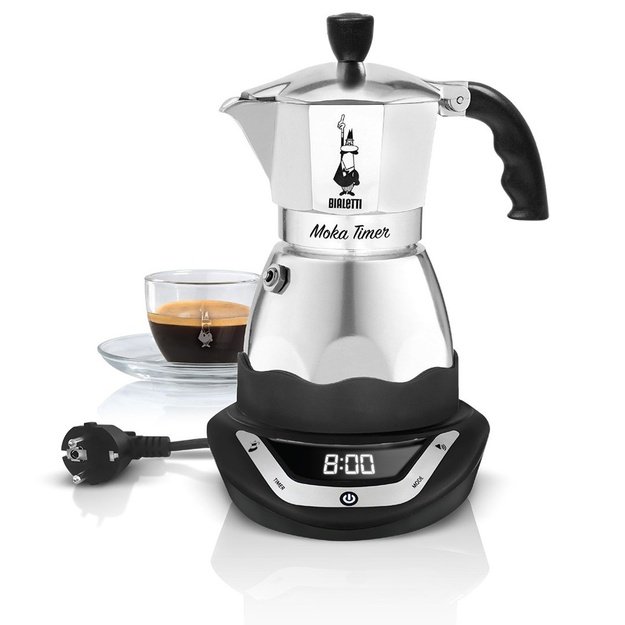 Kavinukas Bialetti Moka Timer elektrinis 3 porc.