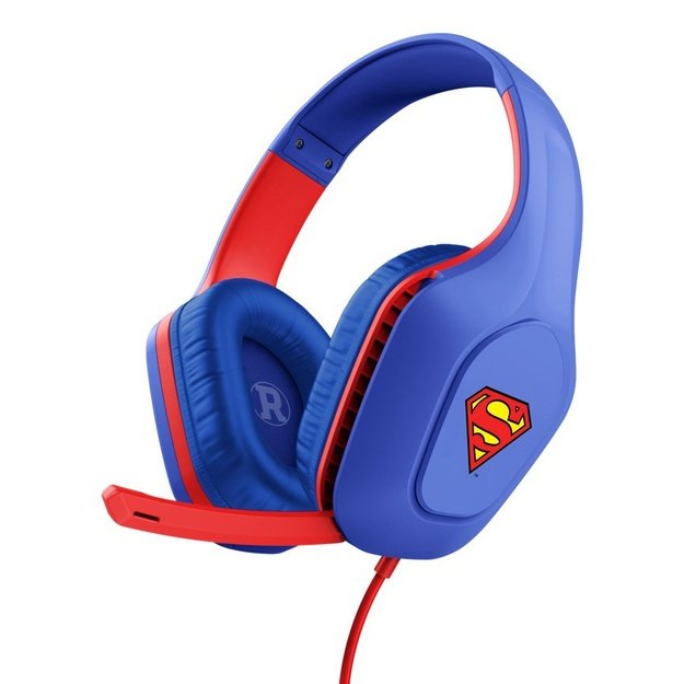 Trust GXT 415SM Zirox Headset Wired Head-band Gaming Blue, Red