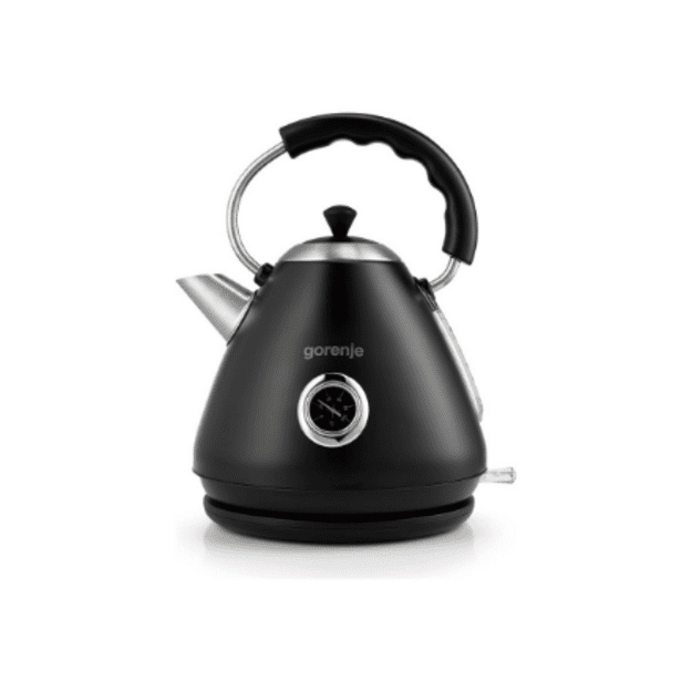 Gorenje | Kettle | K17CLBK | Electric | 2200 W | 1.7 L | Plastic/Metal | 360&deg; rotational base | Black