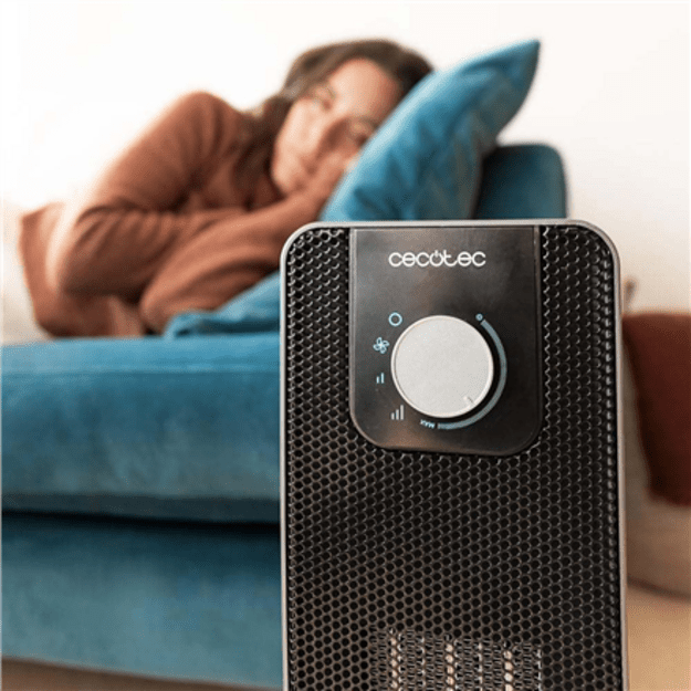 Cecotec ReadyWarm 2000 Max Ceramic Rotate | Ceramic Heater | 2000 W | Number of power levels 3 | Suitable for rooms up to 20 m&sup2;