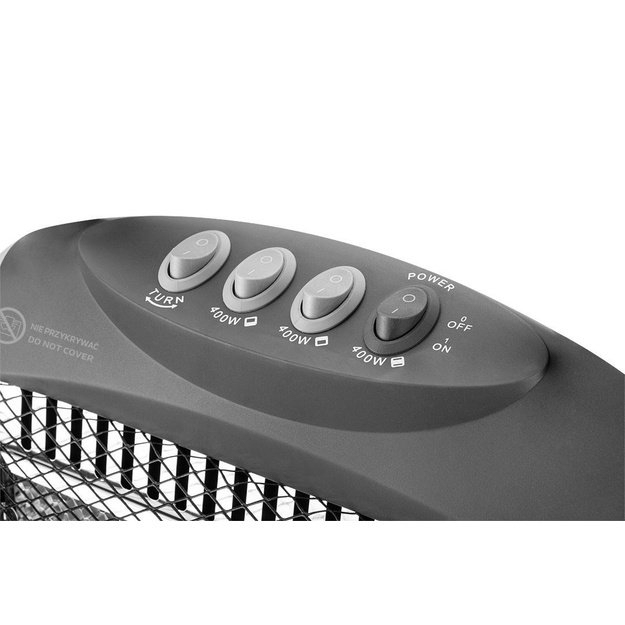 Halogen infrared heater 400/800/1200W