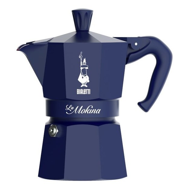 Bialetti 0005411 manual coffee maker Moka pot 0.04 L Blue