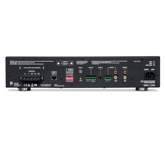 JBL VMA 1240 - Single-channel mixer amp, 5x input