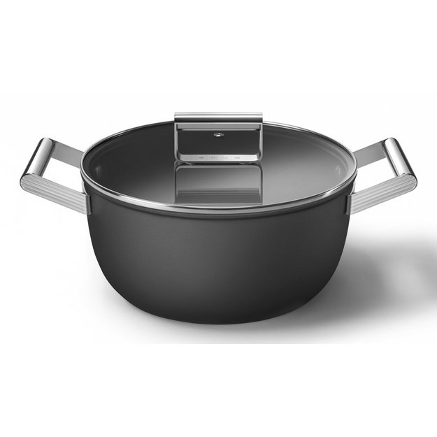 Smeg CSF2412BLM Kochtopf, 20 cm, Keramika
