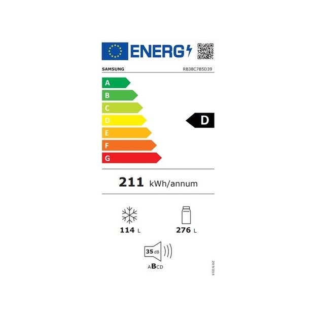 SAMSUNG RB38C7B5D39/EF