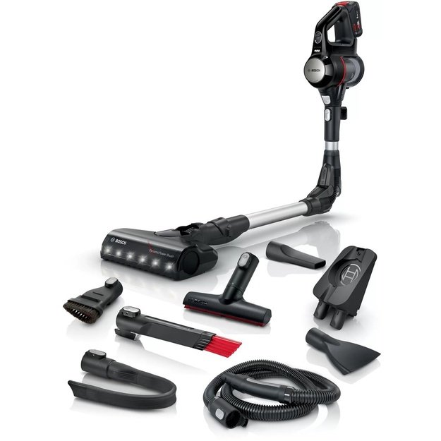 Bosch BCS711PET Stick vacuum Battery Dry Bagless 0.3 L Black, Red 3 Ah