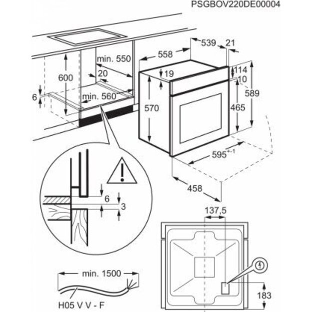 Orkaitė Electrolux EOF6P76BX