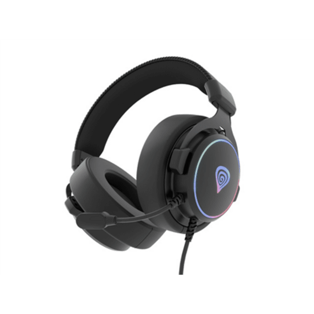 Genesis | Gaming Headset | Neon 764 | Wired | Over-Ear | Microphone | Black