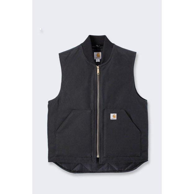 Carhartt V01 Firm Duck Insulated Black Vest