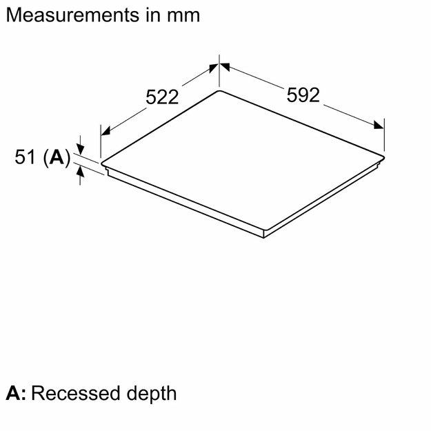 Įmontuojama indukcinė kaitlentė SIEMENS iQ700, EX651HEC1E, 60 cm