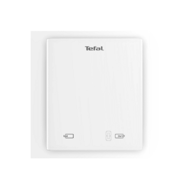 TEFAL Digital Kitchen Scale | Essential BC5504V0 | Graduation 1 g | White