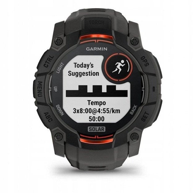 Smartwatch GARMIN Instinct 3 50mm SOLAR Black