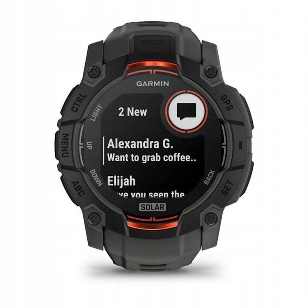 Smartwatch GARMIN Instinct 3 50mm SOLAR Black