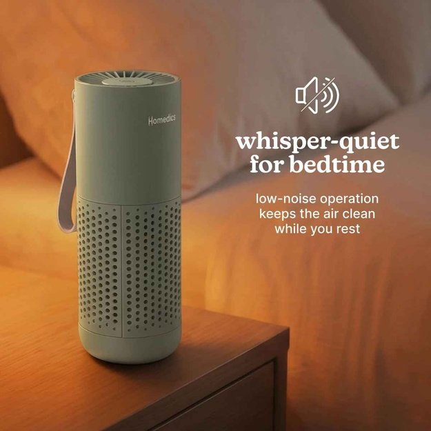 Homedics AP-P59GN-WW Whisper Pure Mini Air Purifier