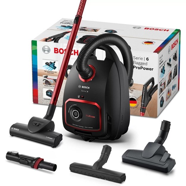 Bosch Serie 6 BGL6POW2 vacuum Cylinder vacuum Dry 850 W Dust bag