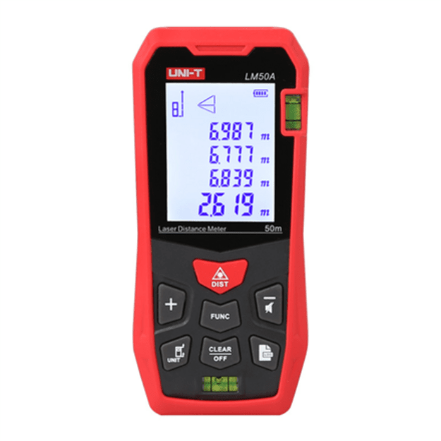 UNI-T LM50A Laser Distance Meter, 50 m