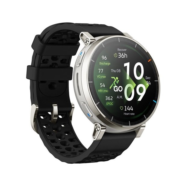 Amazfit Active 3 3.35 cm (1.32 ) AMOLED Digital 466 x 466 pixels Touchscreen Gold GPS (satellite)