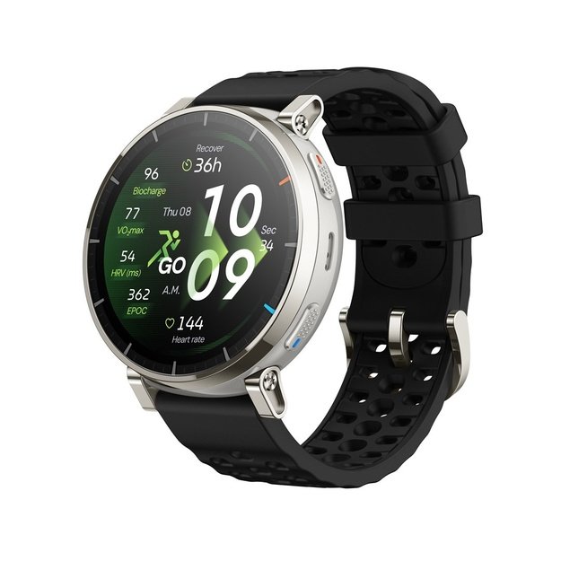 Amazfit Active 3 3.35 cm (1.32 ) AMOLED Digital 466 x 466 pixels Touchscreen Gold GPS (satellite)
