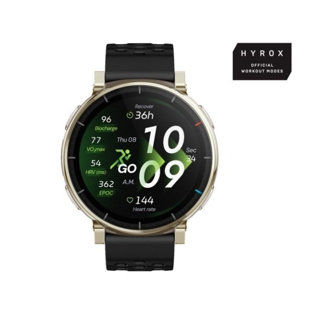 Amazfit Active 3 3.35 cm (1.32 ) AMOLED Digital 466 x 466 pixels Touchscreen Gold GPS (satellite)
