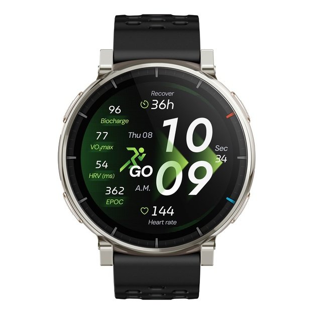 Amazfit Active 3 3.35 cm (1.32 ) AMOLED Digital 466 x 466 pixels Touchscreen Gold GPS (satellite)