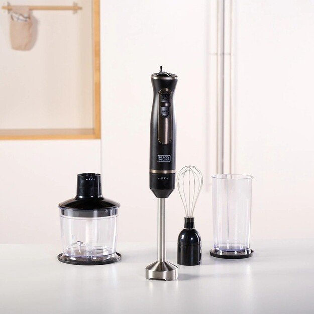 Hand blender Black+Decker BXHBA800E, 800 W, black 4