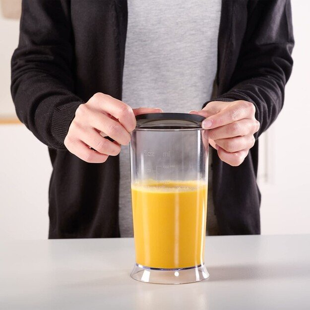 Hand blender Black+Decker BXHBA800E, 800 W, black 8