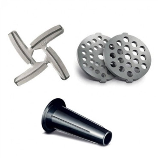 Tefal NE105838 mincer 1400 W Black, Stainless steel 1