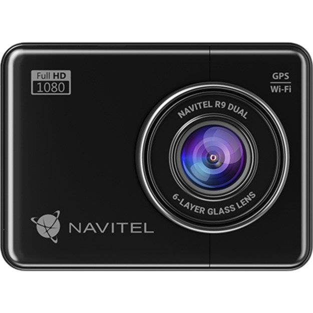 Navitel | R9 DUAL | Wi-Fi | Two-channel Full HD Dashcam | Audio recorder 1