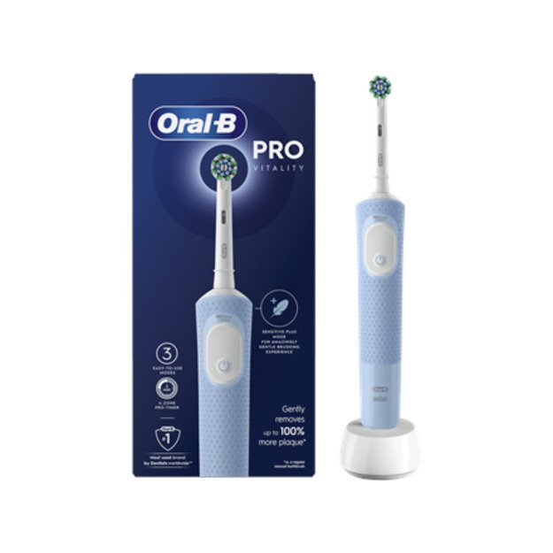 Oral-B | Electric Toothbrush | Vitality Pro | Rechargeable | For adults | Number of brush heads included 1 | Number of teeth bru 2