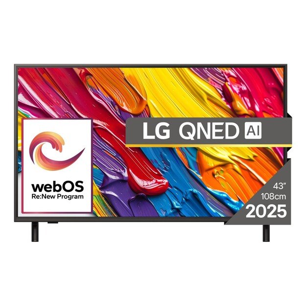 LG 43QNED84A3C TV 109.2 cm (43 ) 4K Ultra HD Smart TV Wi-Fi Black