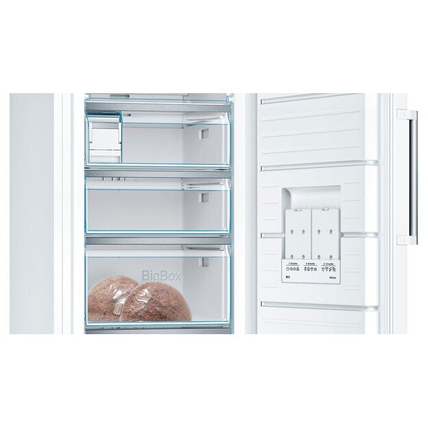 Bosch Serie 6 GSN51AWDV freezer Freestanding Upright White 289 L A+++ 1