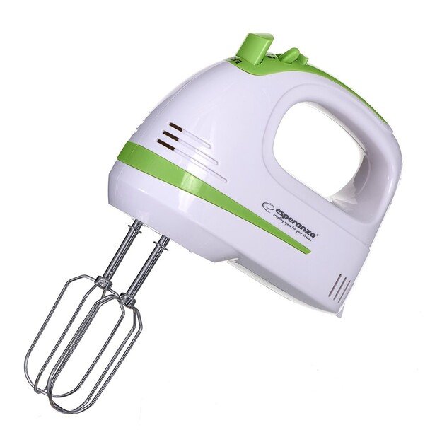 Mixer hand Esperanza Apple Pie EKM011 (400W, green color)