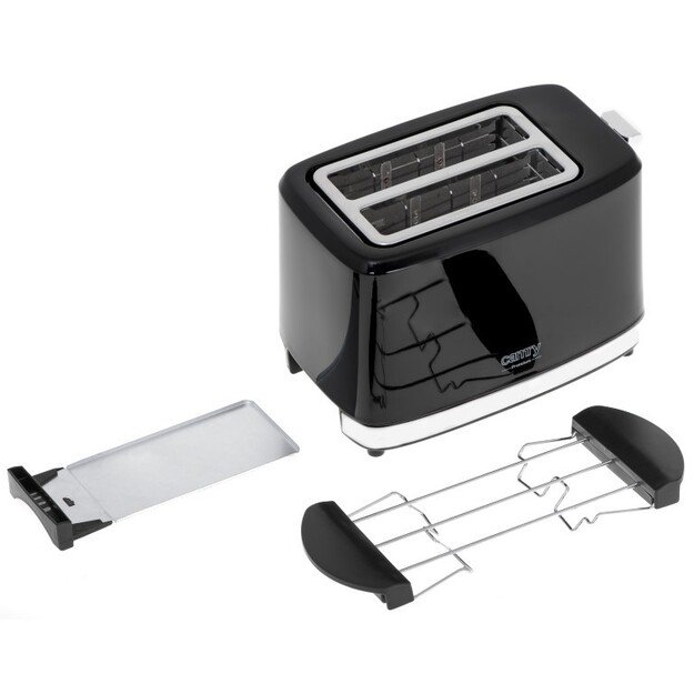 Camry | Toaster | CR 3218 | Power 750 W | Number of slots 2 | Housing material Plastic | Black 1