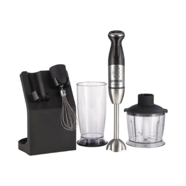 Gorenje | Blender | HBC807QB | Hand Blender | 800 W | Jar material Plastic | Jar capacity 0.5 L | Chopper | Black