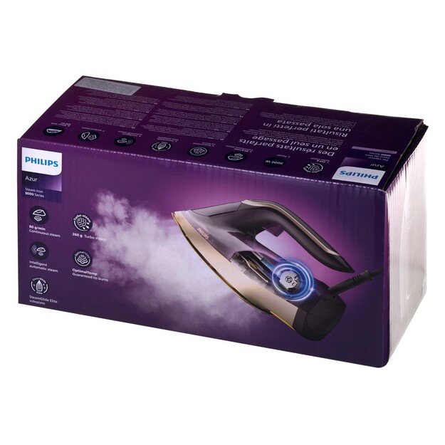 Philips DST8040/30 iron Steam iron SteamGlide Elite soleplate 3000 W Lilac 1