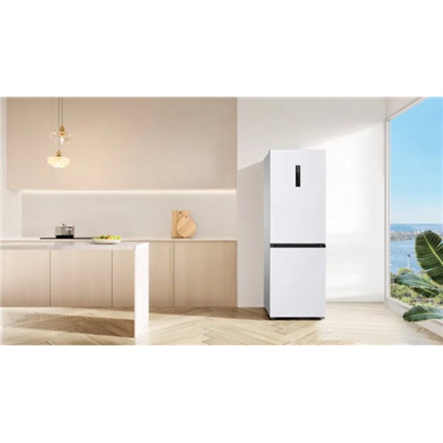 TCL Refrigerator | RP340BWD1 | Energy efficiency class D | Free standing | Combi | Height 185 cm | No Frost system | Fridge net  1