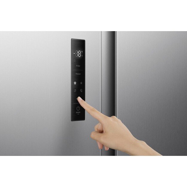 Gorenje NRS917E41XWD side-by-side refrigerator Freestanding 541 L E Stainless steel 1