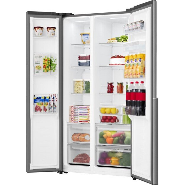 Gorenje NRS917E41XWD side-by-side refrigerator Freestanding 541 L E Stainless steel 2