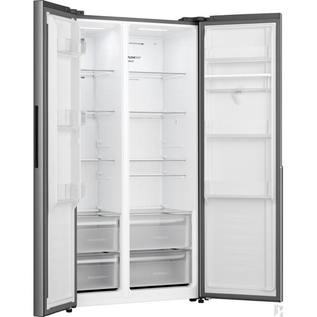 Gorenje NRS917E41XWD side-by-side refrigerator Freestanding 541 L E Stainless steel 10
