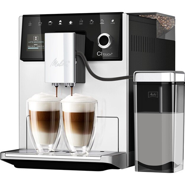 MELITTA F630&ndash;111 CI TOUCH automatinis kavos aparatas,  sidabro 2