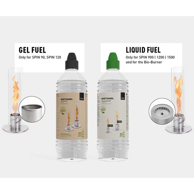 HOFATS SPIN 1200 Stalo židinio indas bio-etanoliui su eko žiedu ir gesikliu 7