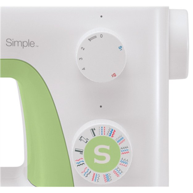 Singer | Sewing Machine | Simple 3229 | Number of stitches 31 | Number of buttonholes 1 | White/Green 2
