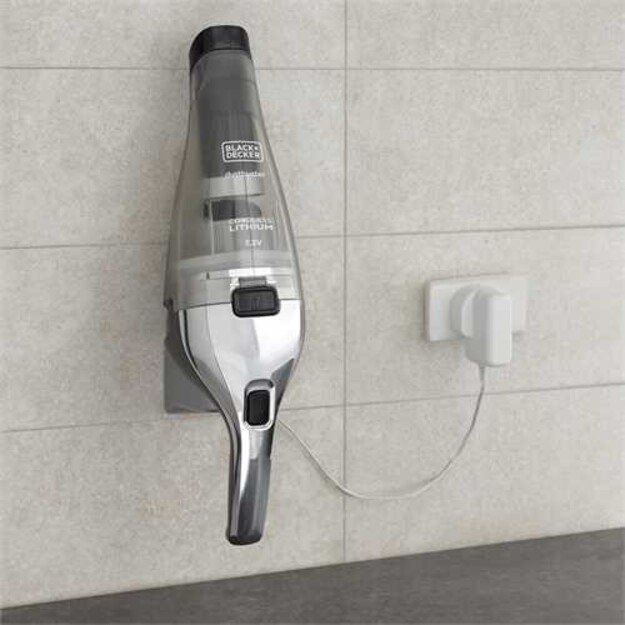 BLACK & DECKER | Vacuum Cleaner | NVC220WC-QW | Cordless operating | Handstick | 7.2 V | Grey 5