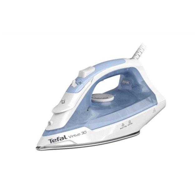 TEFAL Steam Iron | FV2C41E0 Virtuo | Steam Iron | 2000 W | Water tank capacity 240 ml | Continuous steam 27 g